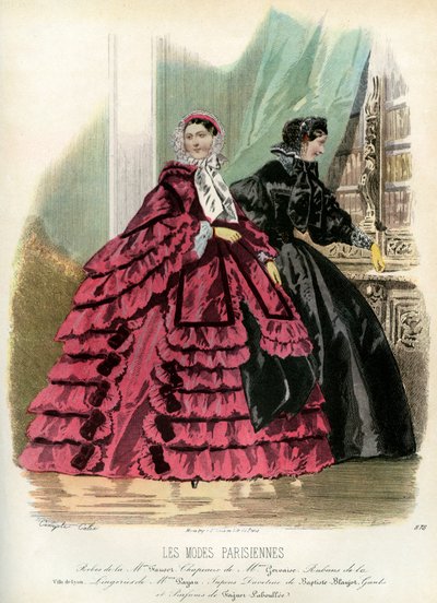 Modas parisinas del siglo XIX, 1857 1938 de Unbekannt