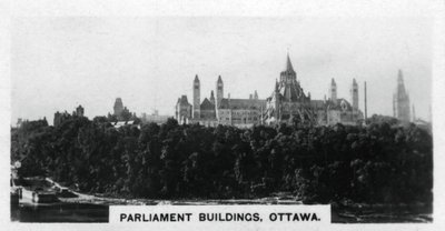 Edificios del Parlamento, Ottawa, Canadá, c1920s de Unbekannt