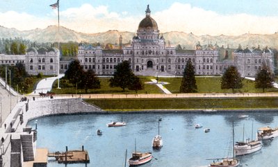 Edificios del Parlamento, Victoria, Columbia Británica, Canadá, c1900s de Unbekannt