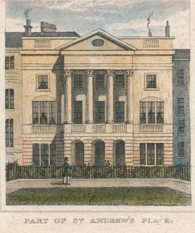 Parte de St. Andrews Place, siglo XIX de Unbekannt