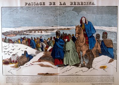 Paso del Berezina, 28 de noviembre de 1812, siglo XIX de Unbekannt