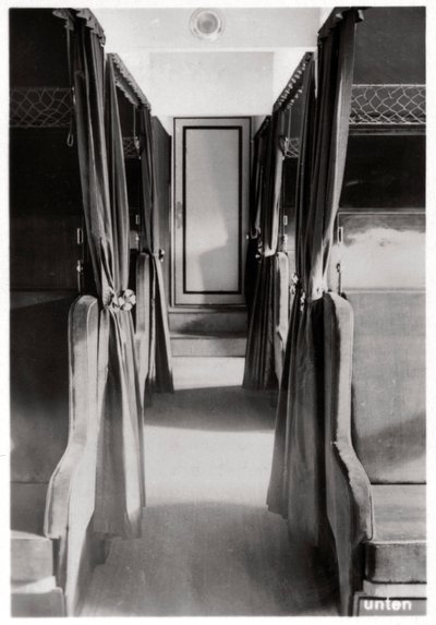 Compartimento de pasajeros del Zeppelin LZ 126, c. 1924-1933 de Unbekannt