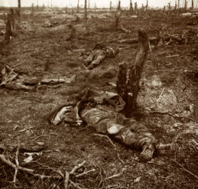 Camino entre cuerpos, c1914-c1918 de Unbekannt