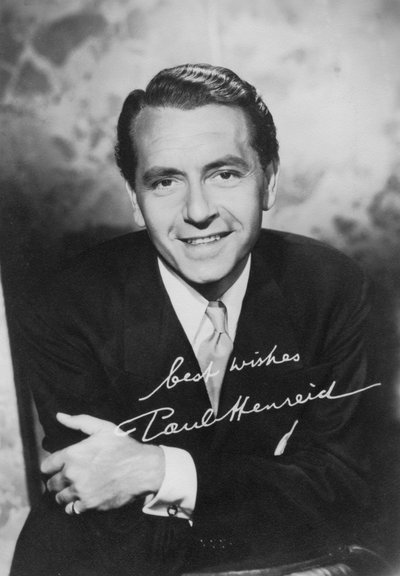 Paul Henreid 1908-1992, actor y director estadounidense nacido en Austria, c1940s de Unbekannt