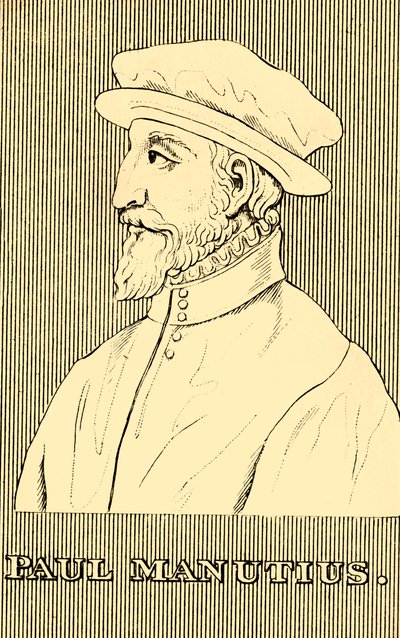 Paul Manutius, 1512-1574, 1830 de Unbekannt
