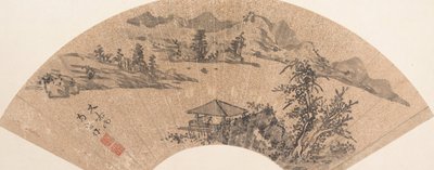 Pabellón junto a la orilla del lago, siglo XVII o posterior de Unbekannt