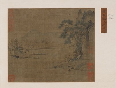 Pabellón en el río de primavera, dinastía Ming o Qing, siglos XVI-XIX de Unbekannt