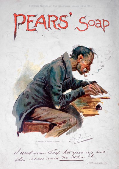 Anuncio de jabón Pears, 1894 de Unbekannt