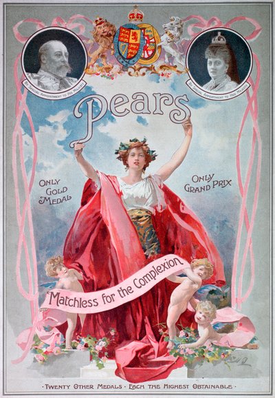 Anuncio de jabón Pears, 1903 de Unbekannt