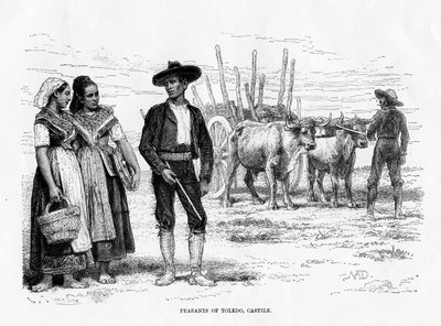 Campesinos de Toledo, Castilla-La Mancha, España, 1879 de Unbekannt