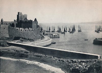 Peel - El viejo castillo y el puerto, 1895 de Unbekannt