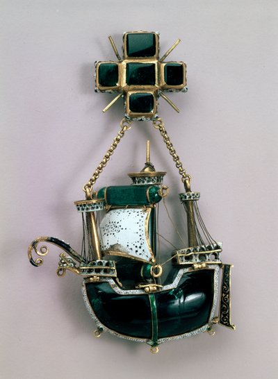 Colgante en forma de barco, principios del siglo XVI de Unbekannt