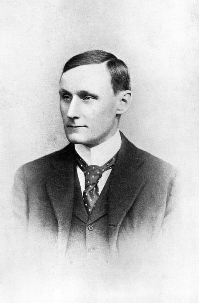 Percy Sinclair Pilcher, diseñador inglés y aeronauta de planeadores, c 1895 de Unbekannt