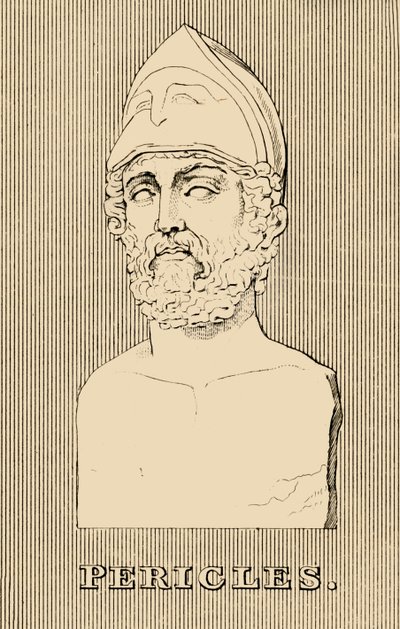 Pericles, c. 495-429 a.C., 1830 de Unbekannt