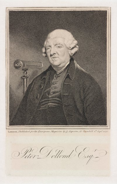 Peter Dollond, óptico inglés, c. 1800 de Unbekannt