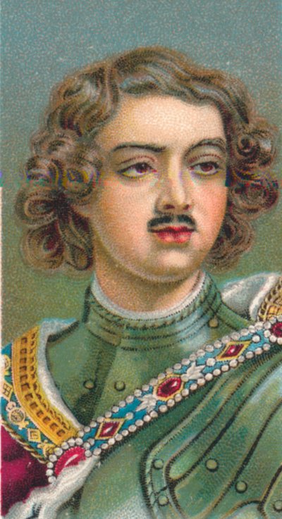 Pedro I, el Grande 1672-1725, Zar de Rusia, 1924 de Unbekannt