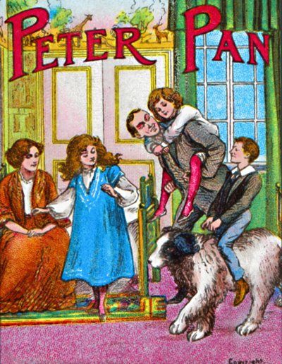 Peter Pan - Los Darlings en casa, c1905 de Unbekannt