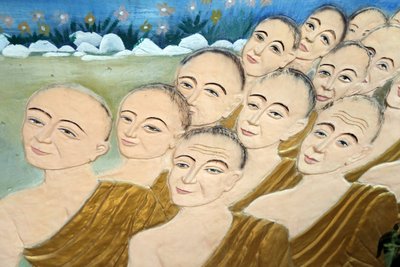 Templo budista Phap Van. La sangha. Ciudad Ho Chi Minh. Vietnam. de Unbekannt