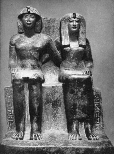 Faraón Tutmosis IV y su reina, 1933-1934 de Unbekannt