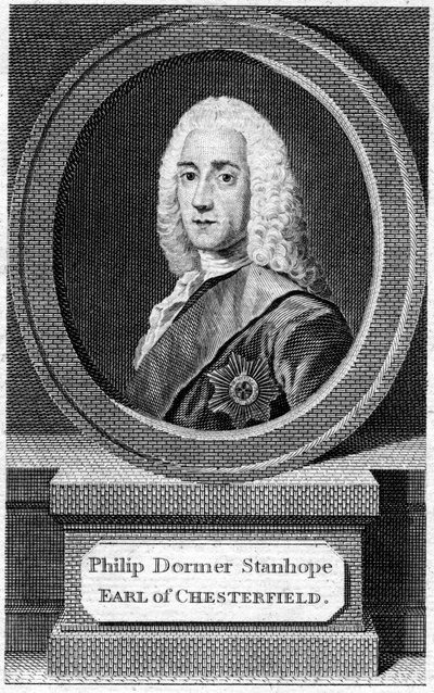 Philip Dormer Stanhope 1694-1773, 4º Conde de Chesterfield, siglo XIX de Unbekannt