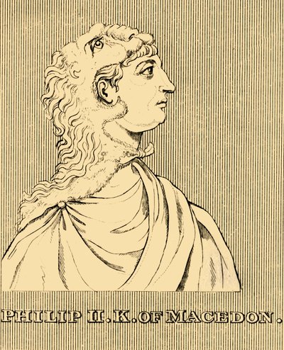 Felipe II Rey de Macedonia, 382-336 a.C. de Unbekannt