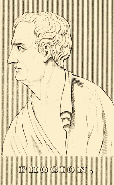 Foción, c402-c318 a.C., 1830 de Unbekannt