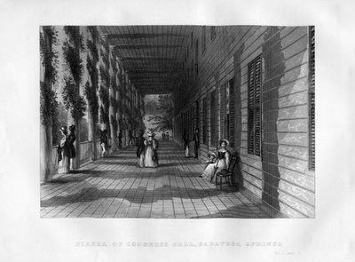 Plaza del Congreso, Saratoga Springs, Estado de Nueva York, 1855 de Unbekannt