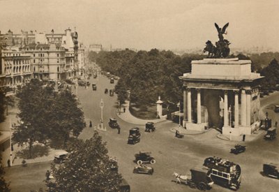 Piccadilly y la cuadriga de Constitution Hill, c1935 de Unbekannt