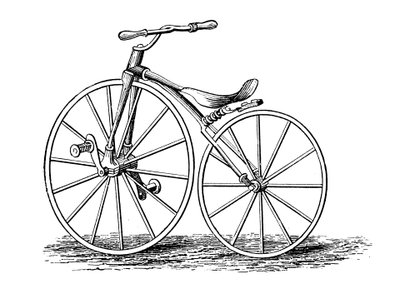 Bicicleta de pedal de manivela de Pickering, un diseño americano, c1860s c1880 de Unbekannt