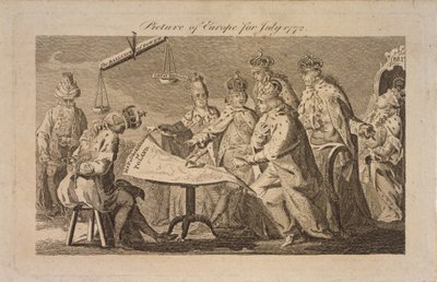 Imagen de Europa para julio de 1772, 1772 de Unbekannt