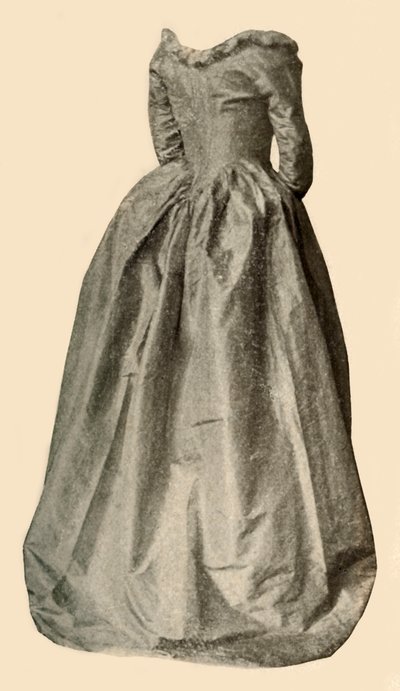 Retrato de un vestido azul interesante usado por la Sra. St Clair, c1760, 1937 de Unbekannt
