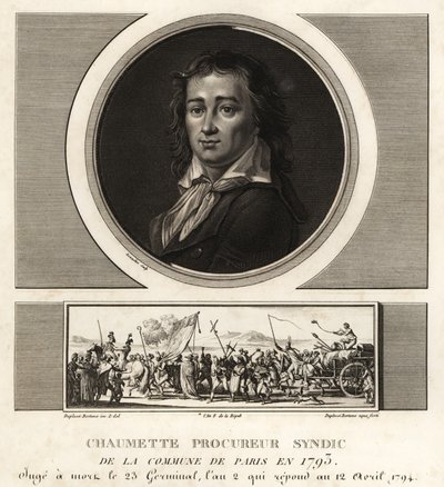 Pierre Gaspard Chaumette, Procurador Síndico de la Comuna, ateo de Unbekannt