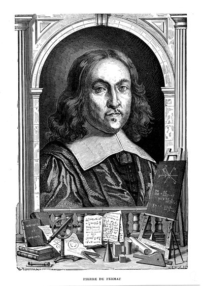 Pierre de Fermat, matemático francés del siglo XVII, 1870 de Unbekannt