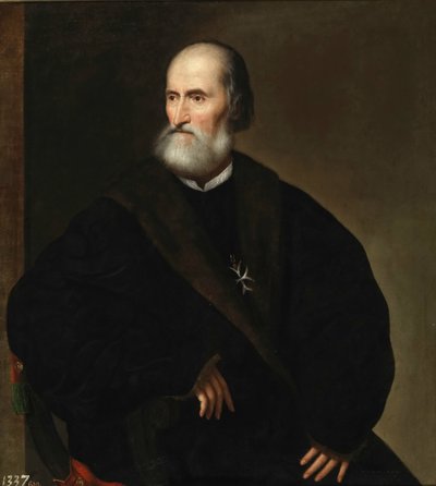 Pietro Bembo como prior de los Caballeros Hospitalarios, ca. 1537 de Unbekannt