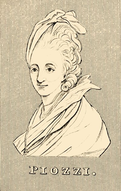 Piozzi, 1741-1821, 1830 de Unbekannt