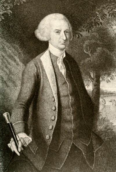 Traje sencillo pero elegante de caballero en Pensilvania al estallar la Revolución, c1765, 1937 de Unbekannt