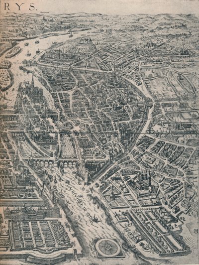 Plano de París, c. 1630, 1915 de Unbekannt
