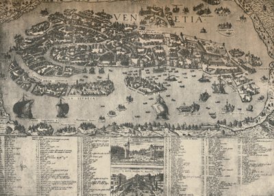 Plano de Venecia, c. 1590, 1925 de Unbekannt