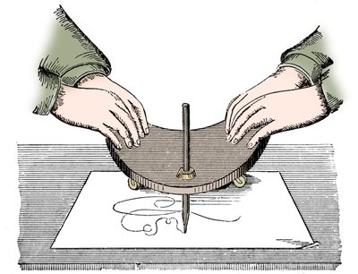 Planchette o tablero Ouija, 1885 de Unbekannt