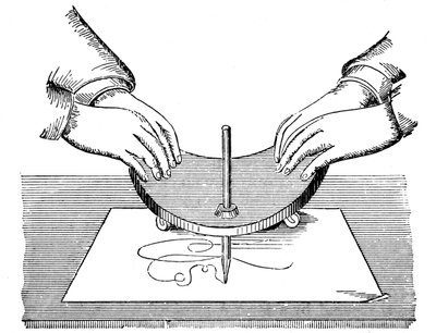 Planchette o tablero Ouija, 1885 de Unbekannt