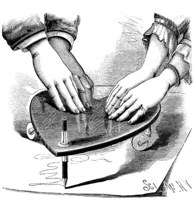 Planchette o tablero ouija, 1885 de Unbekannt