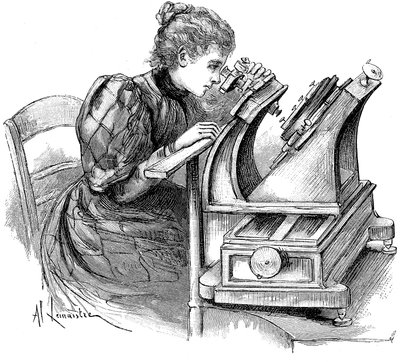 Microscopio de medición de placas, 1895 de Unbekannt