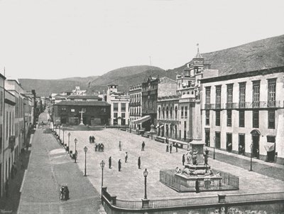 Plaza de la Candelaria, Santa Cruz de Tenerife, Canarias, España, 1895 de Unbekannt
