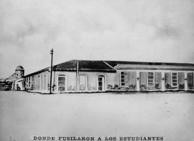 Plaza la Punta, donde fueron ejecutados los estudiantes de medicina, 1871, años 1920 de Unbekannt