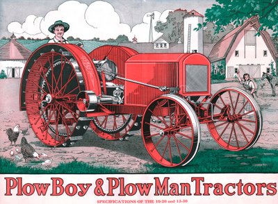 Tractores PlowBoy y PlowMan, c1916 de Unbekannt
