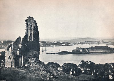 Plymouth - Isla de Drake, desde Mount Edgcumbe, 1895 de Unbekannt