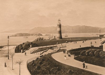Plymouth Hoe y Sound y la boca del Tamar, 1902 de Unbekannt
