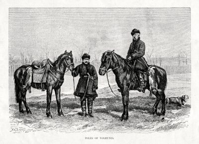 Polacos de Volinia, Ucrania occidental, 1879 de Unbekannt