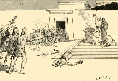 Pompeyo en el Templo de Jerusalén, 1890 de Unbekannt