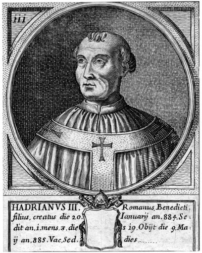 Papa Adriano III de Unbekannt